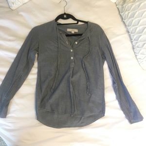 Loft chambray top